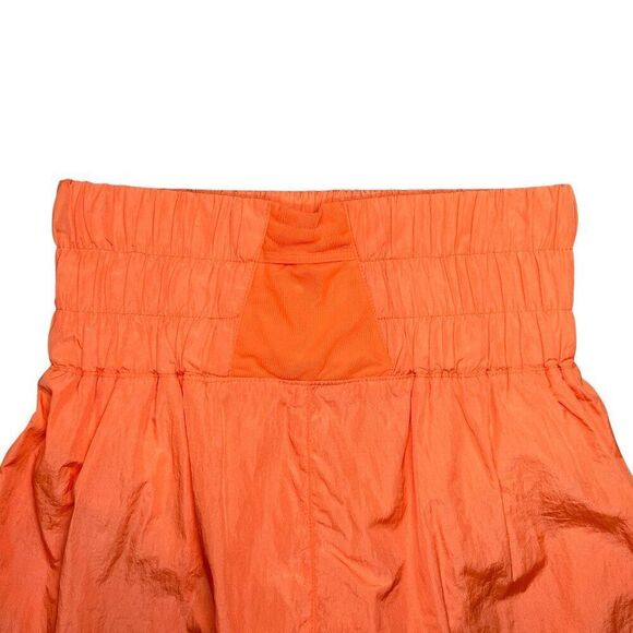 Free People Movement Shorts Women's Size Small Orange The Way Home Running Yoga - Picture 7 of 11
